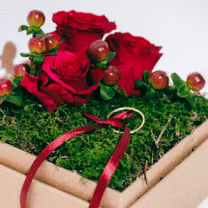 Blumenbox Rosen Ring